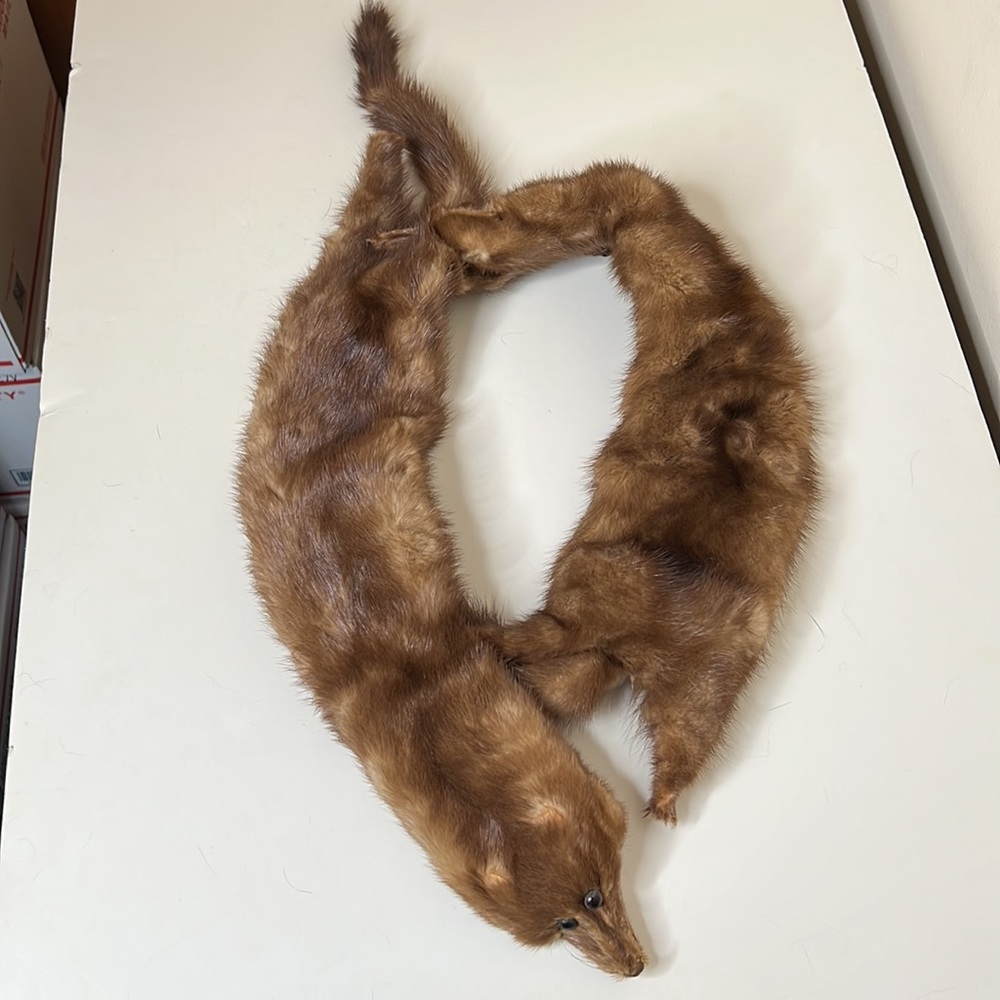Vintage Fur collar scarf - Picture 4 of 8